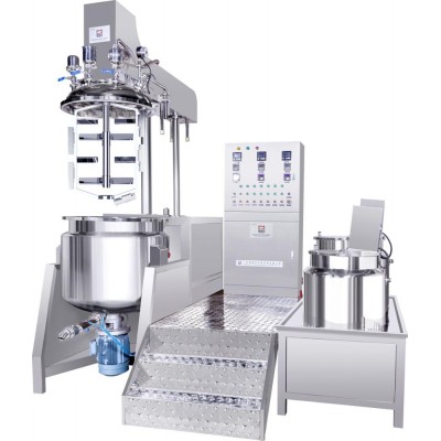 500L Germany Hydraulic Vacuum Emulsifying machine body cream cosmetics making machine